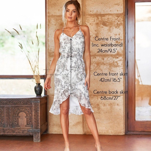 HELENA DRESS- WHITE - Picture 4 of 7